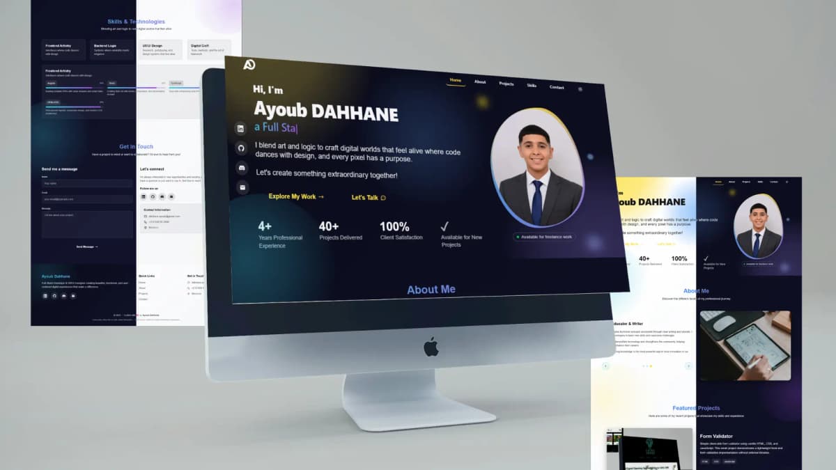 Neon Pulse Portfolio